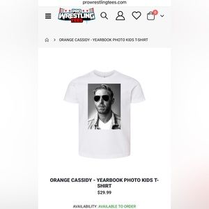 All elite wrestling Orange Cassidy tshirt xl